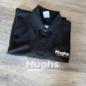 Black Hughs Rallying Polo Shirt - Kids